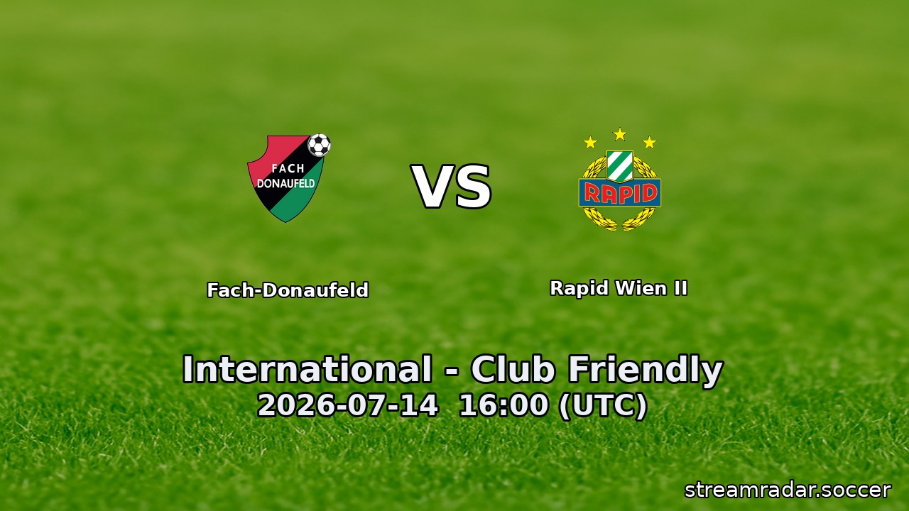 Fach-Donaufeld vs Rapid Wien II