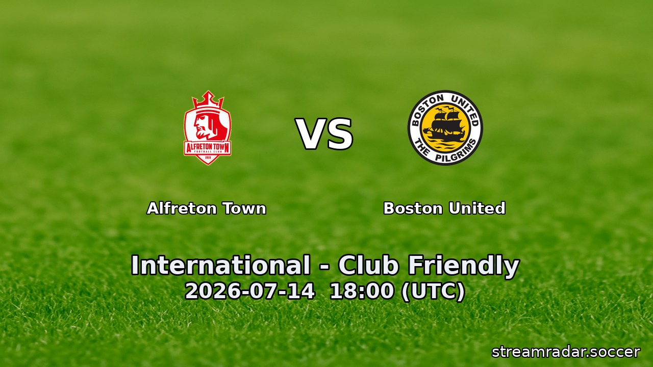 Alfreton Town vs Boston United