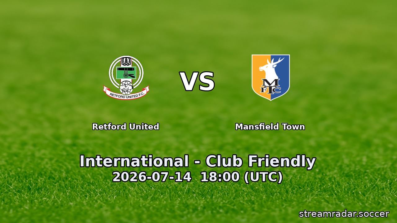 Retford United vs Mansfield Town