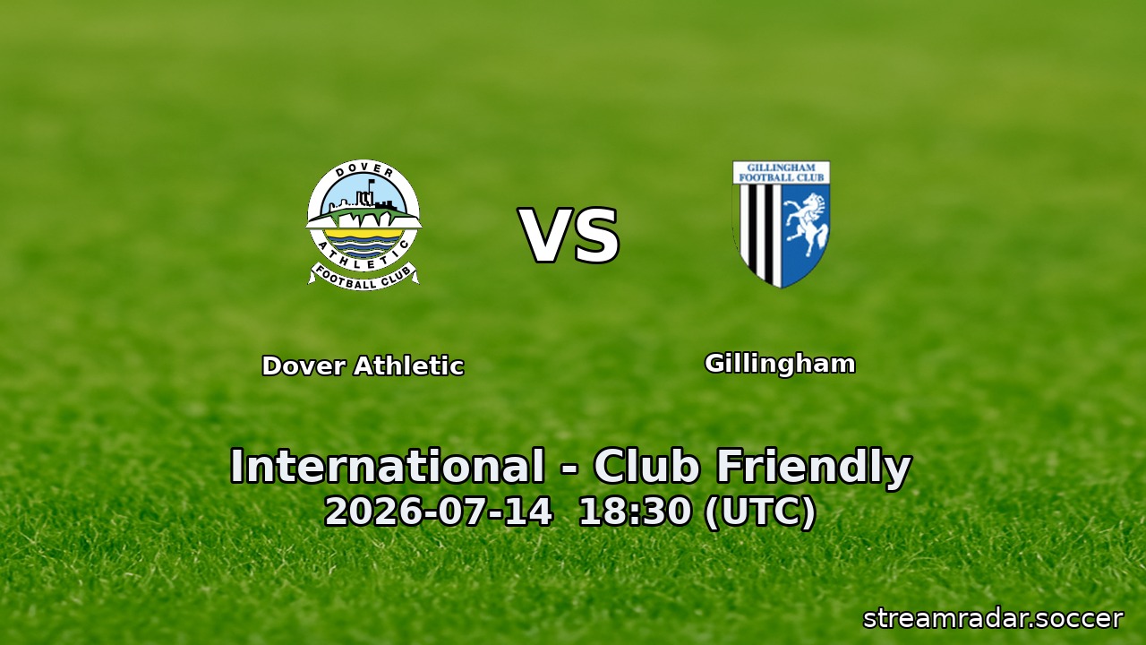 Dover Athletic vs Gillingham