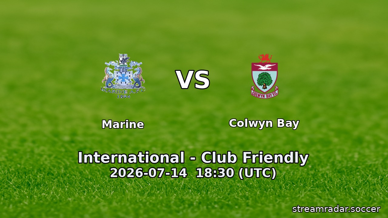 Marine vs Colwyn Bay