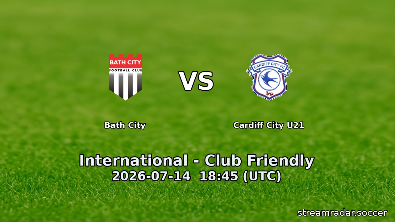 Bath City vs Cardiff City U21