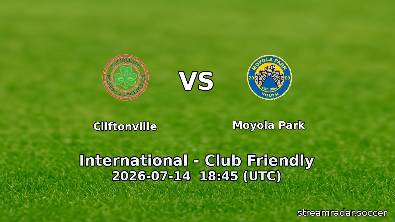 Cliftonville vs Moyola Park