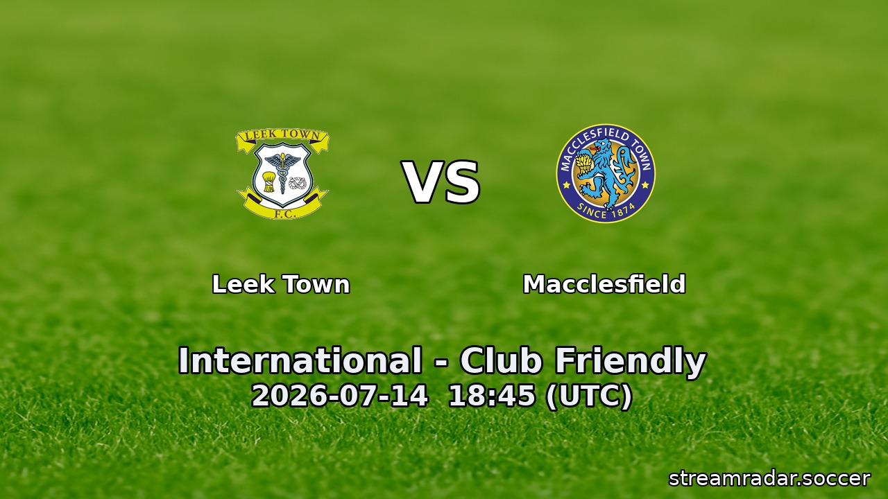 Leek Town vs Macclesfield