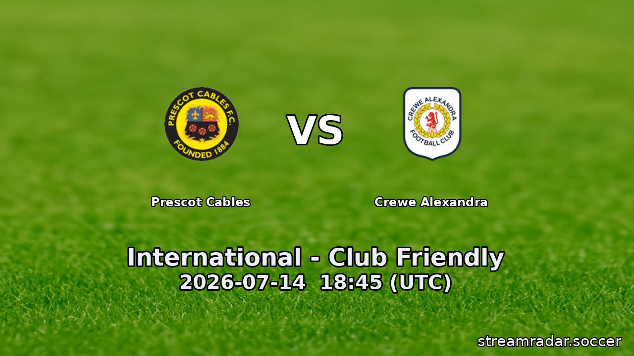 Prescot Cables vs Crewe Alexandra