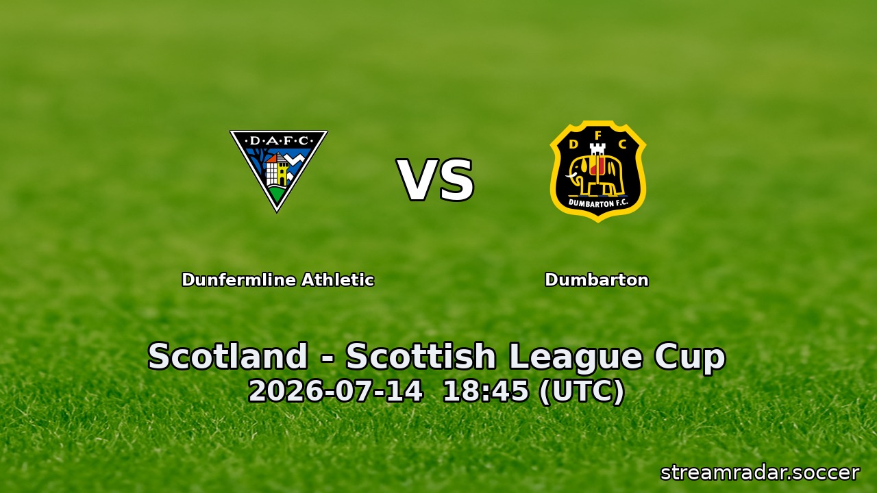 Dunfermline Athletic vs Dumbarton