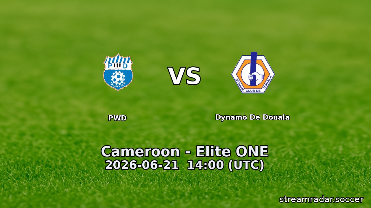 PWD vs Dynamo De Douala