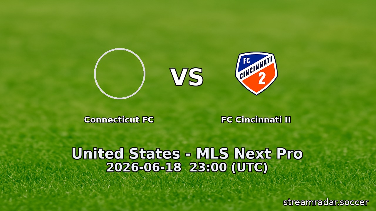 Connecticut FC vs FC Cincinnati II
