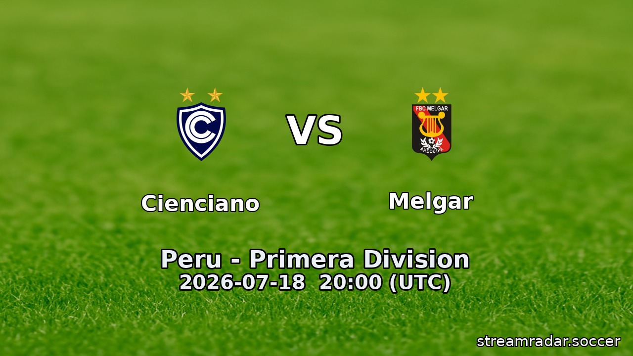 Cienciano vs Melgar