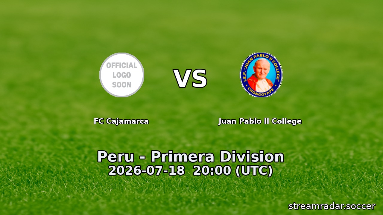 FC Cajamarca vs Juan Pablo II College