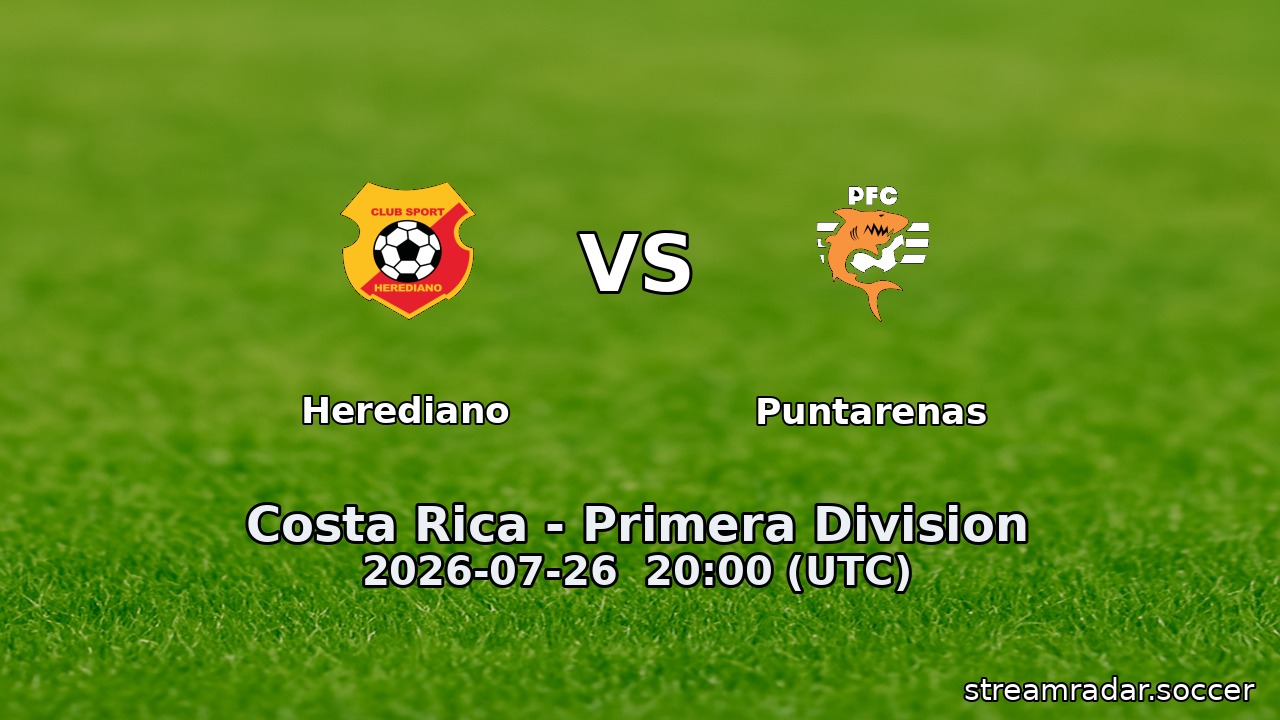 Herediano vs Puntarenas