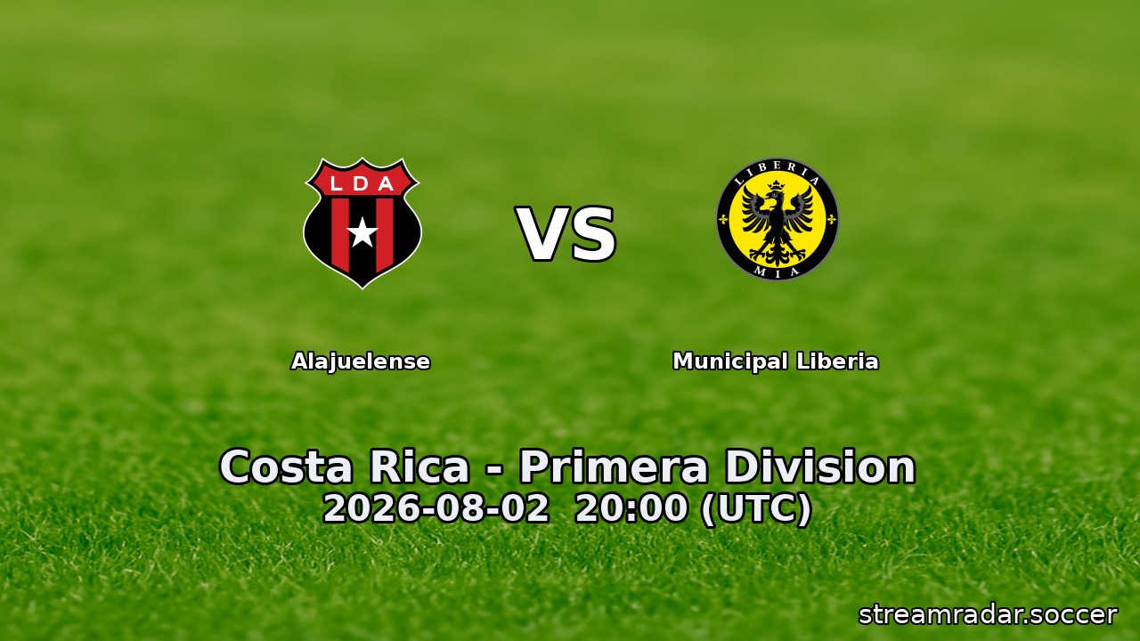 Alajuelense vs Municipal Liberia