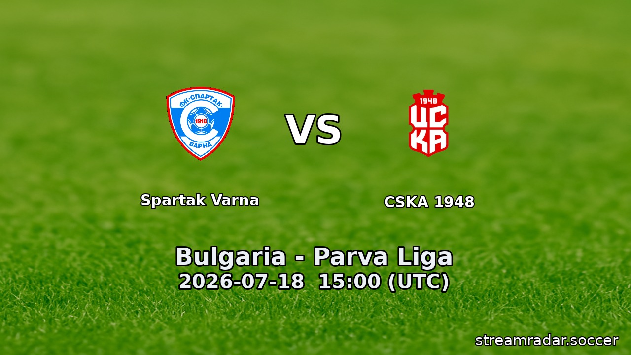 Spartak Varna vs CSKA 1948