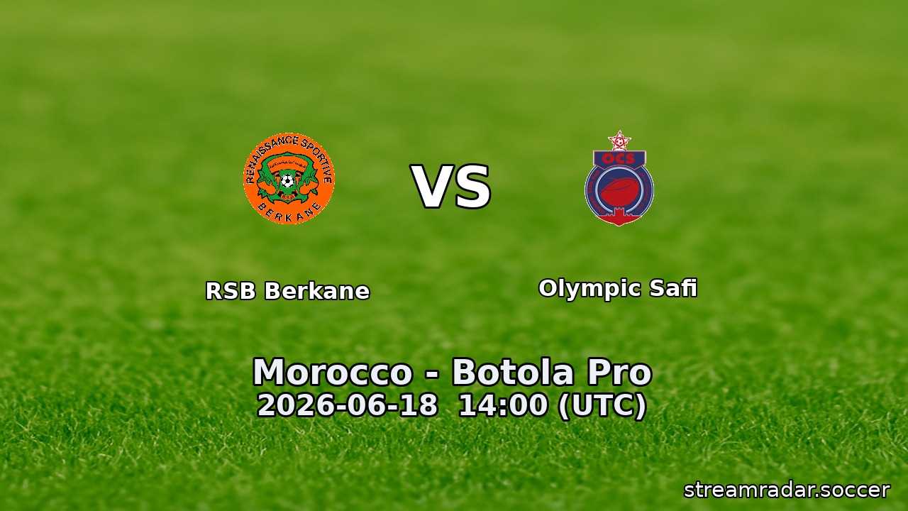 RSB Berkane vs Olympic Safi