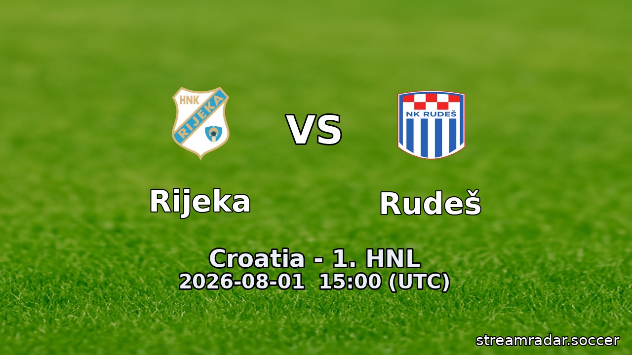 Rijeka vs Rudeš