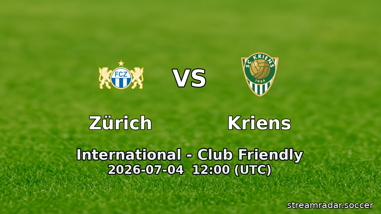 Zürich vs Kriens