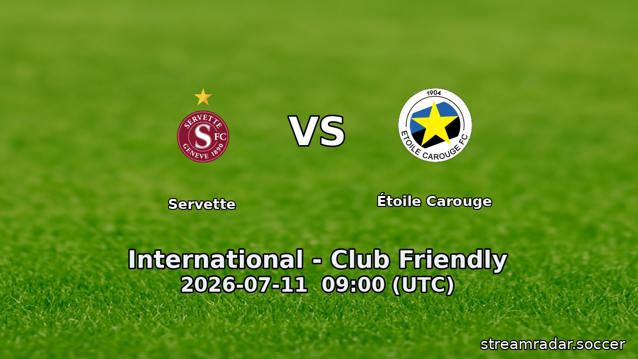 Servette vs Étoile Carouge