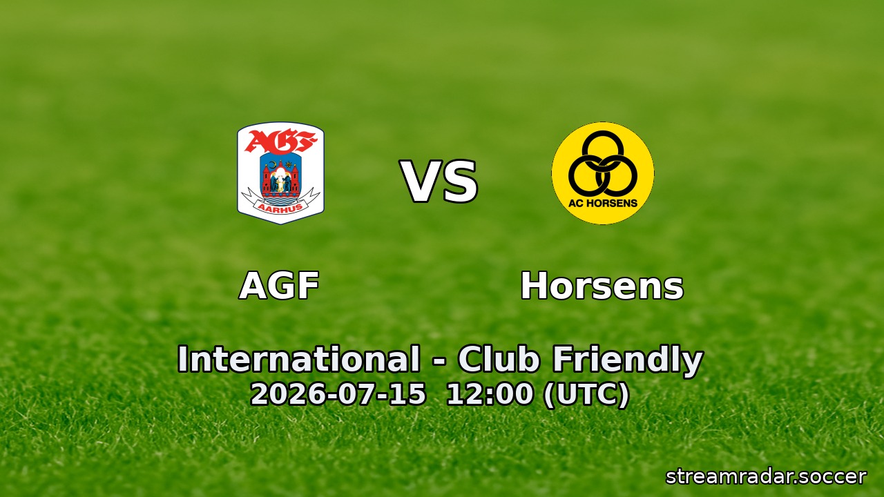 AGF vs Horsens