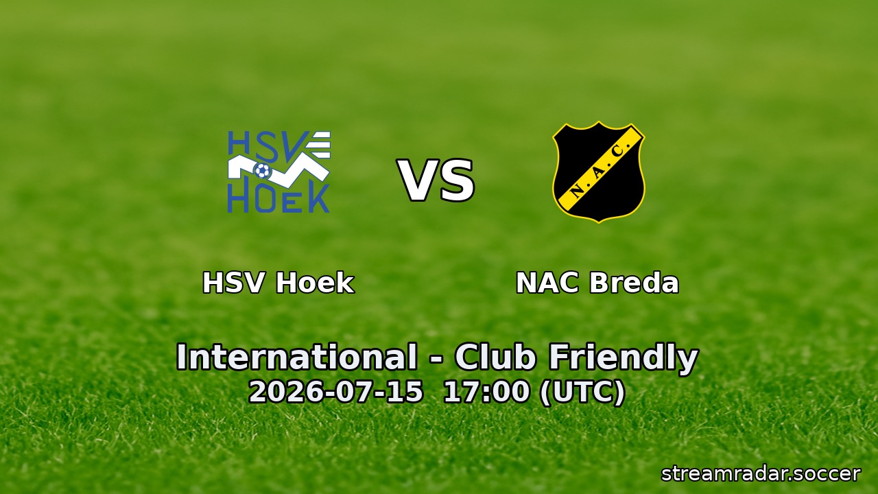 HSV Hoek vs NAC Breda