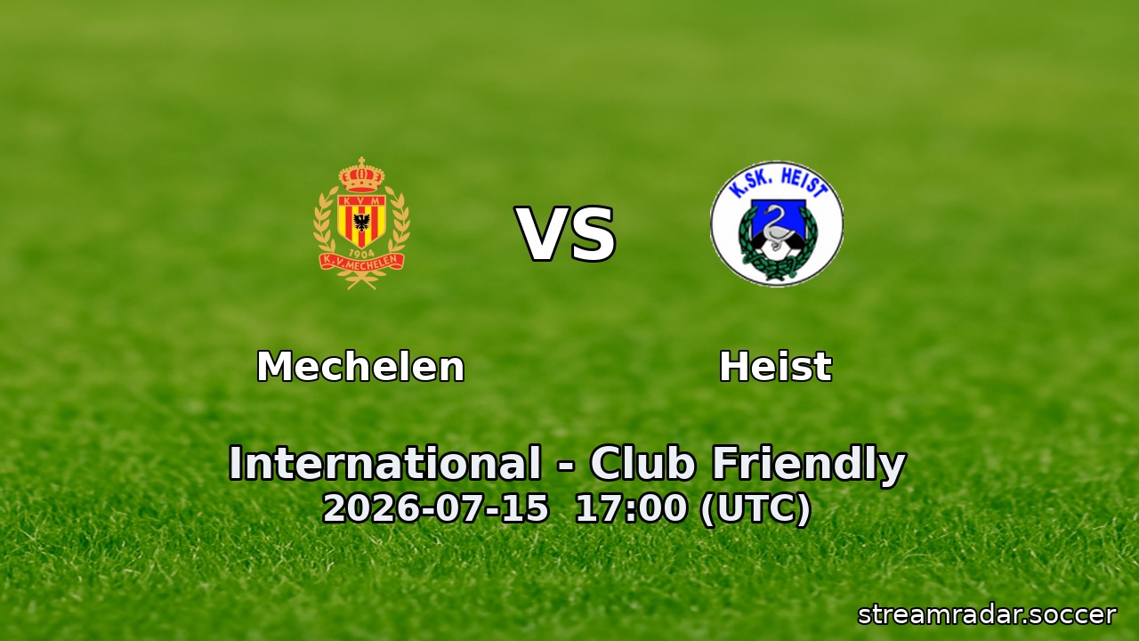 Mechelen vs Heist