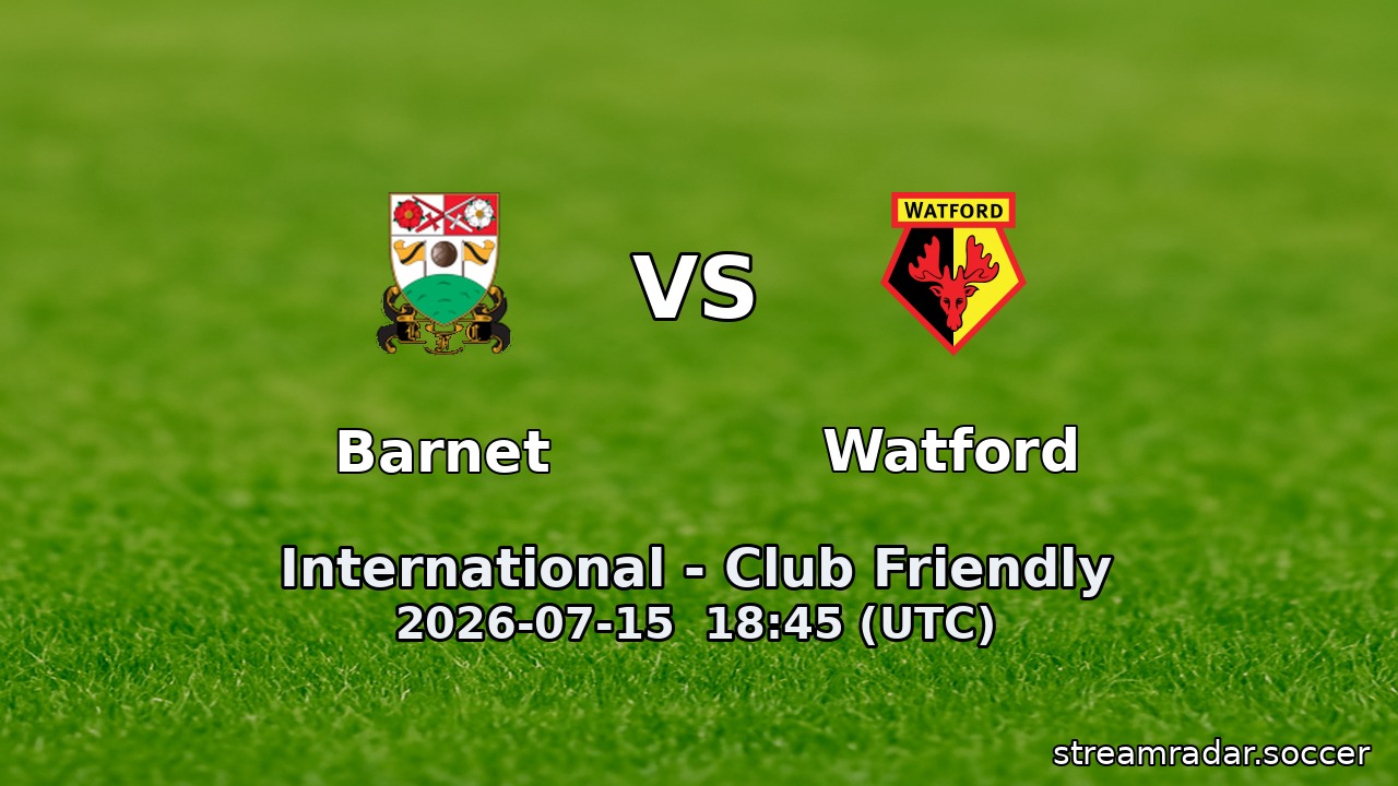 Barnet vs Watford