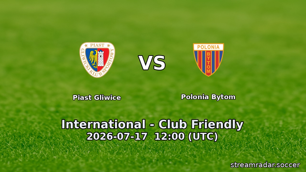 Piast Gliwice vs Polonia Bytom