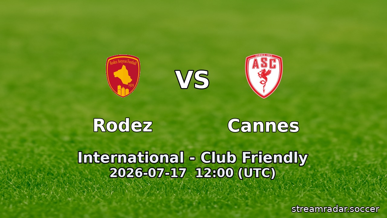 Rodez vs Cannes