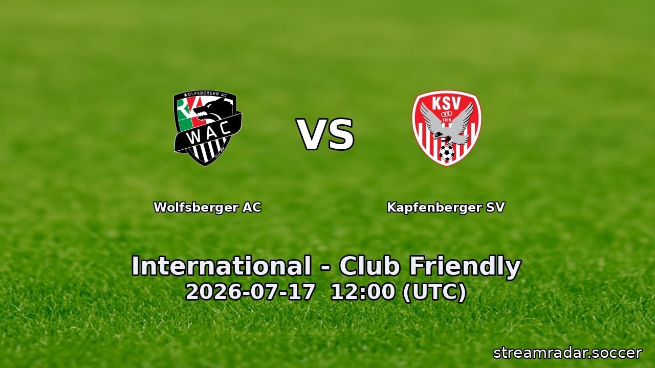 Wolfsberger AC vs Kapfenberger SV
