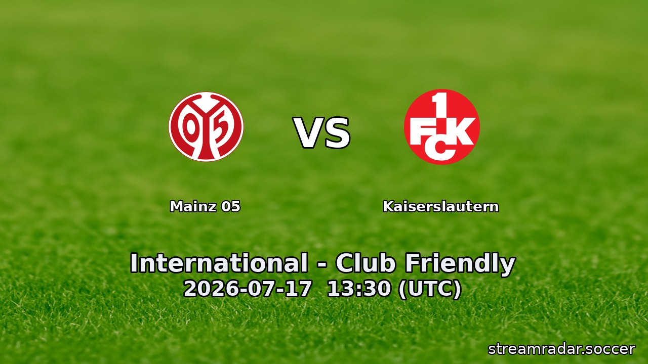Mainz 05 vs Kaiserslautern