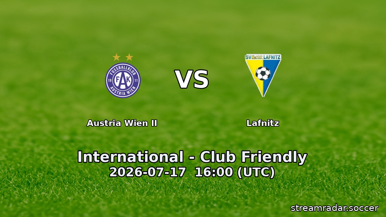 Austria Wien II vs Lafnitz