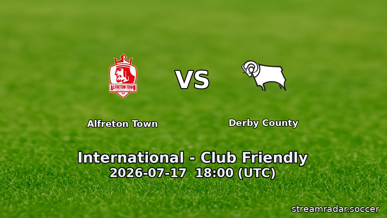 Alfreton Town vs Derby County