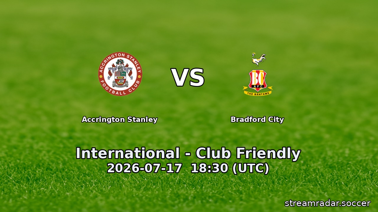 Accrington Stanley vs Bradford City