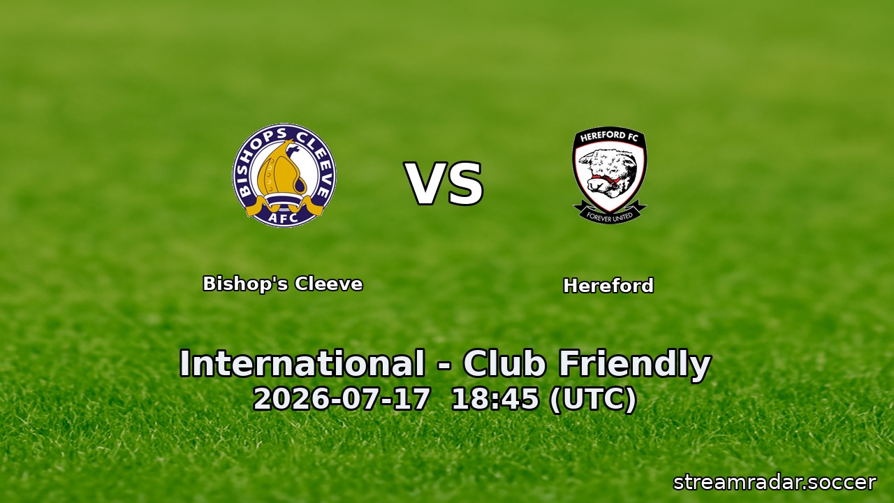 Bishop's Cleeve vs Hereford