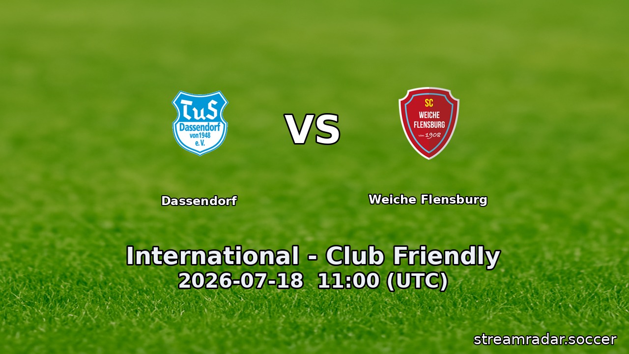 Dassendorf vs Weiche Flensburg