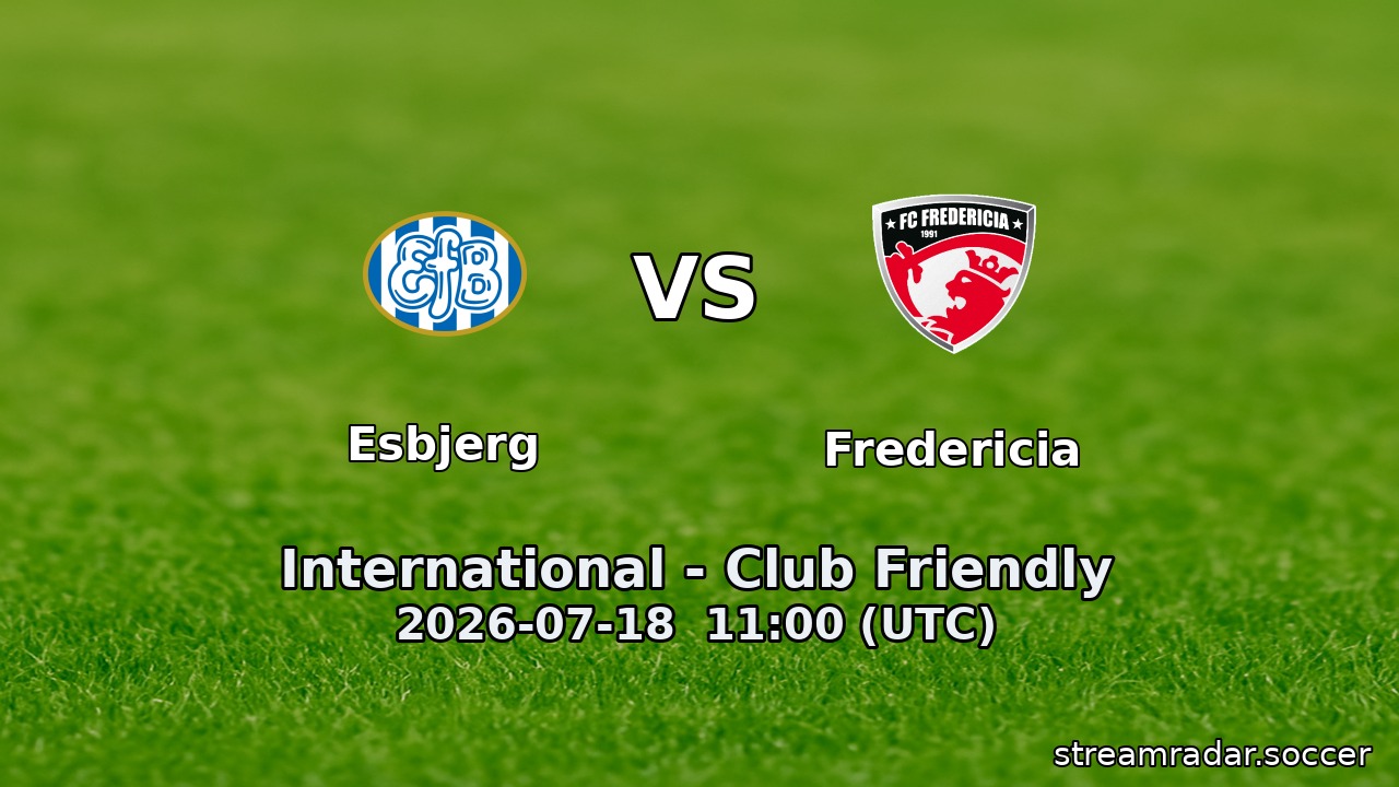 Esbjerg vs Fredericia