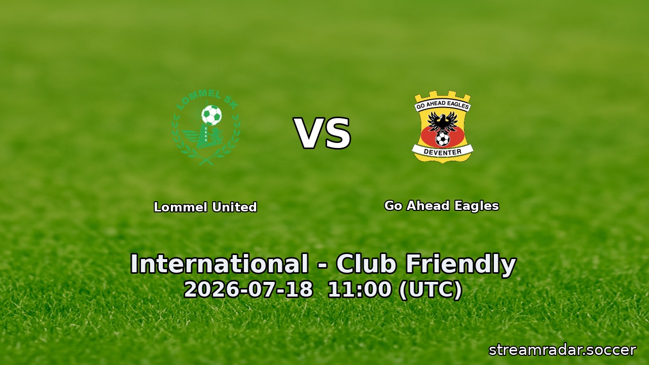 Lommel United vs Go Ahead Eagles