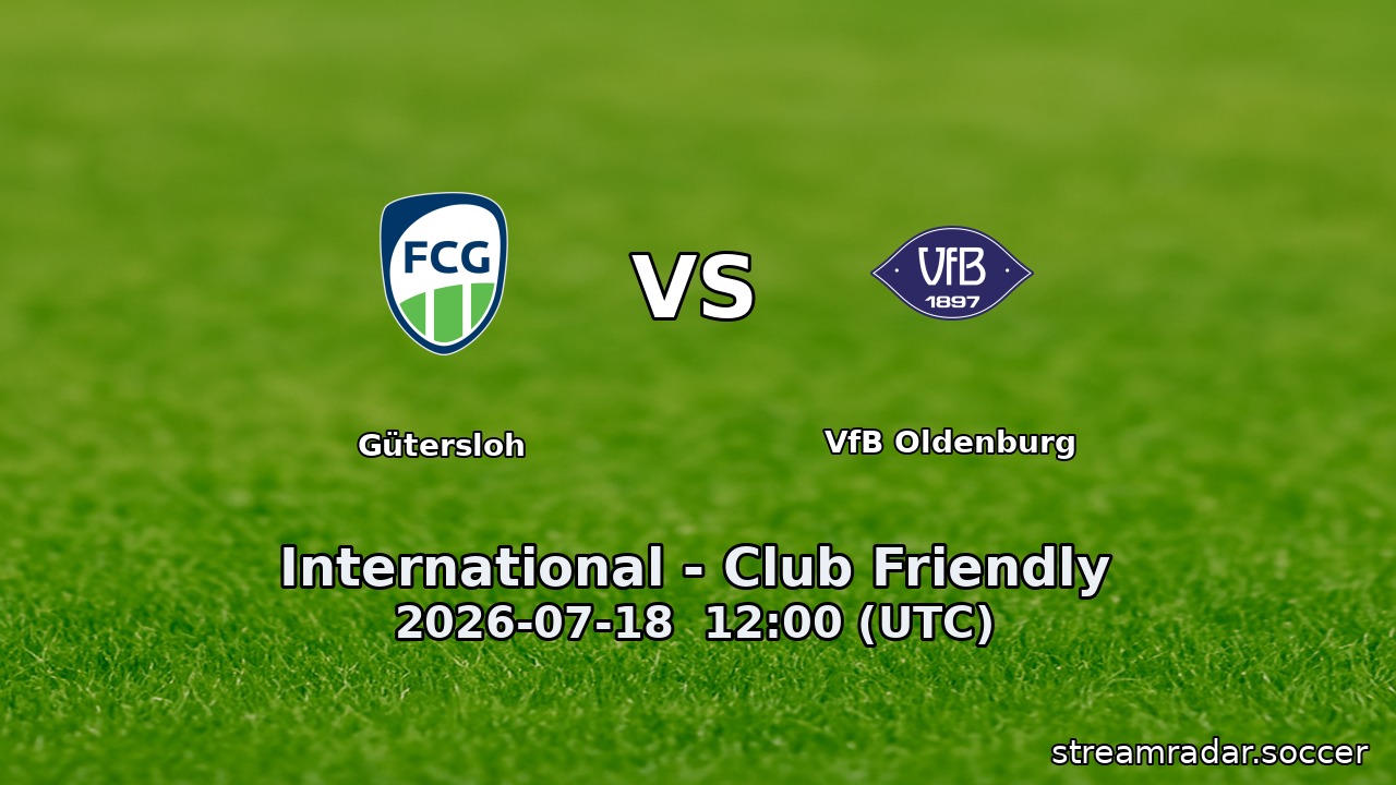 Gütersloh vs VfB Oldenburg
