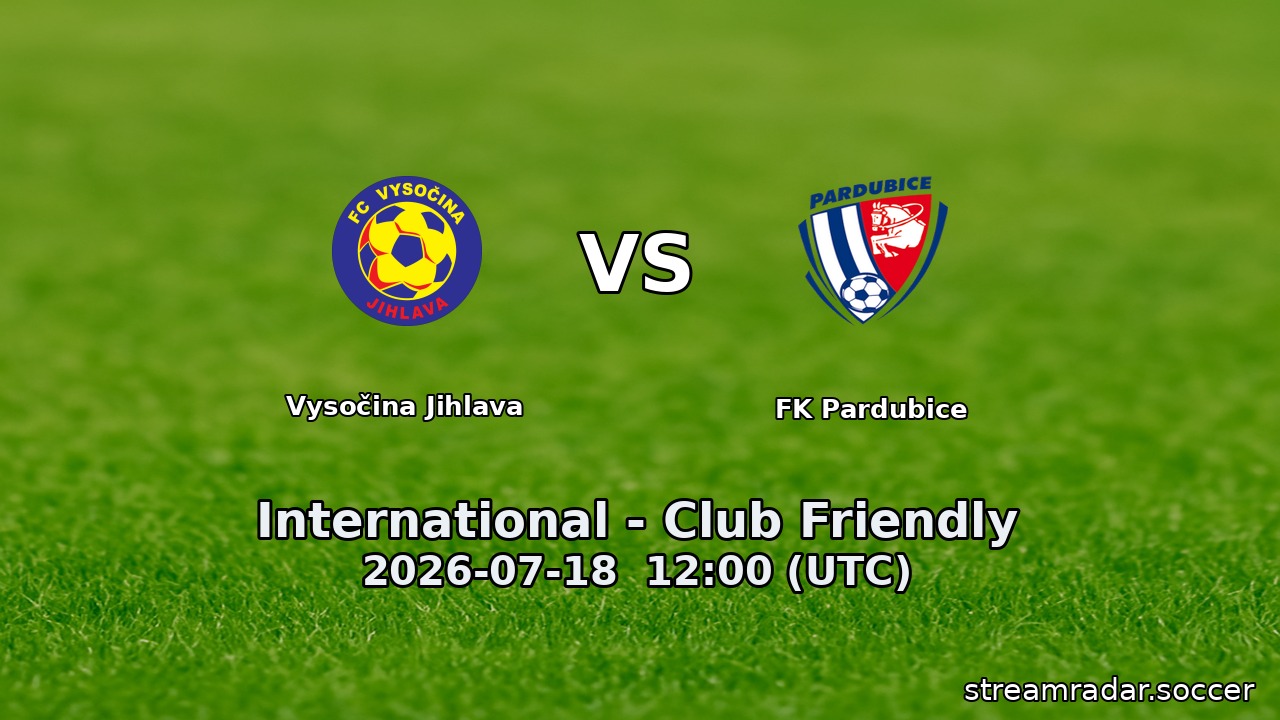 Vysočina Jihlava vs FK Pardubice