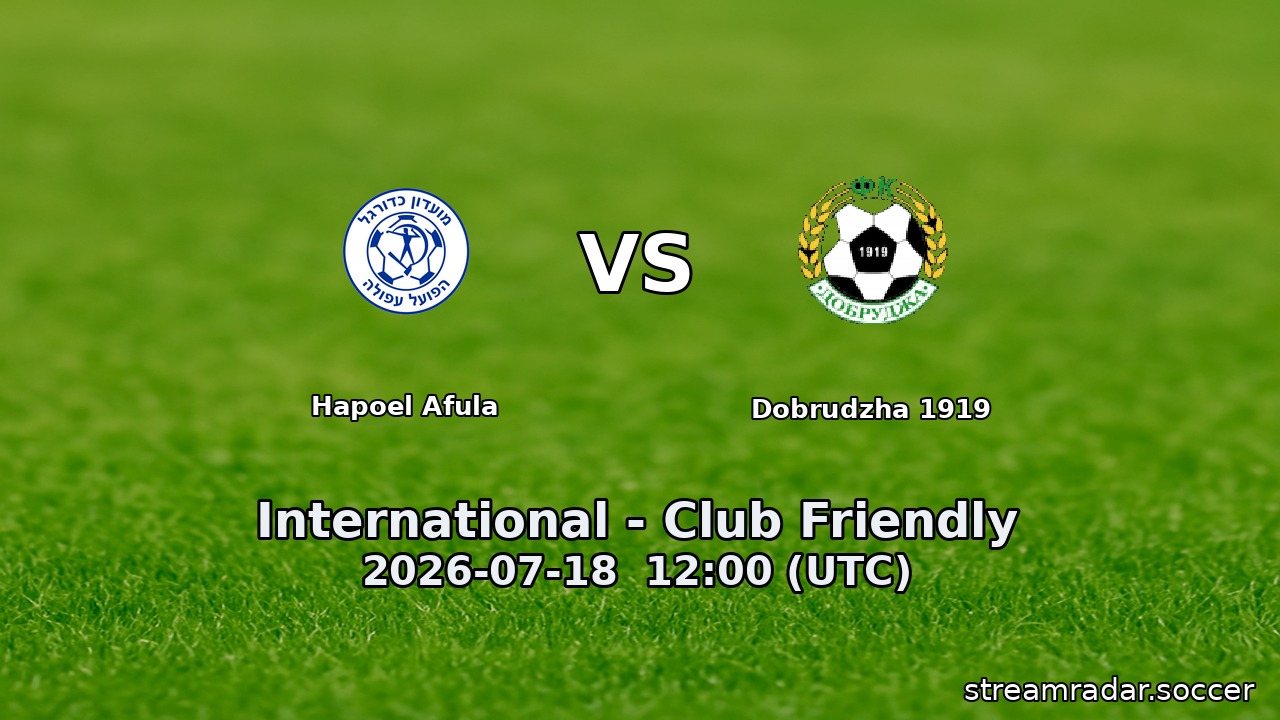 Hapoel Afula vs Dobrudzha 1919