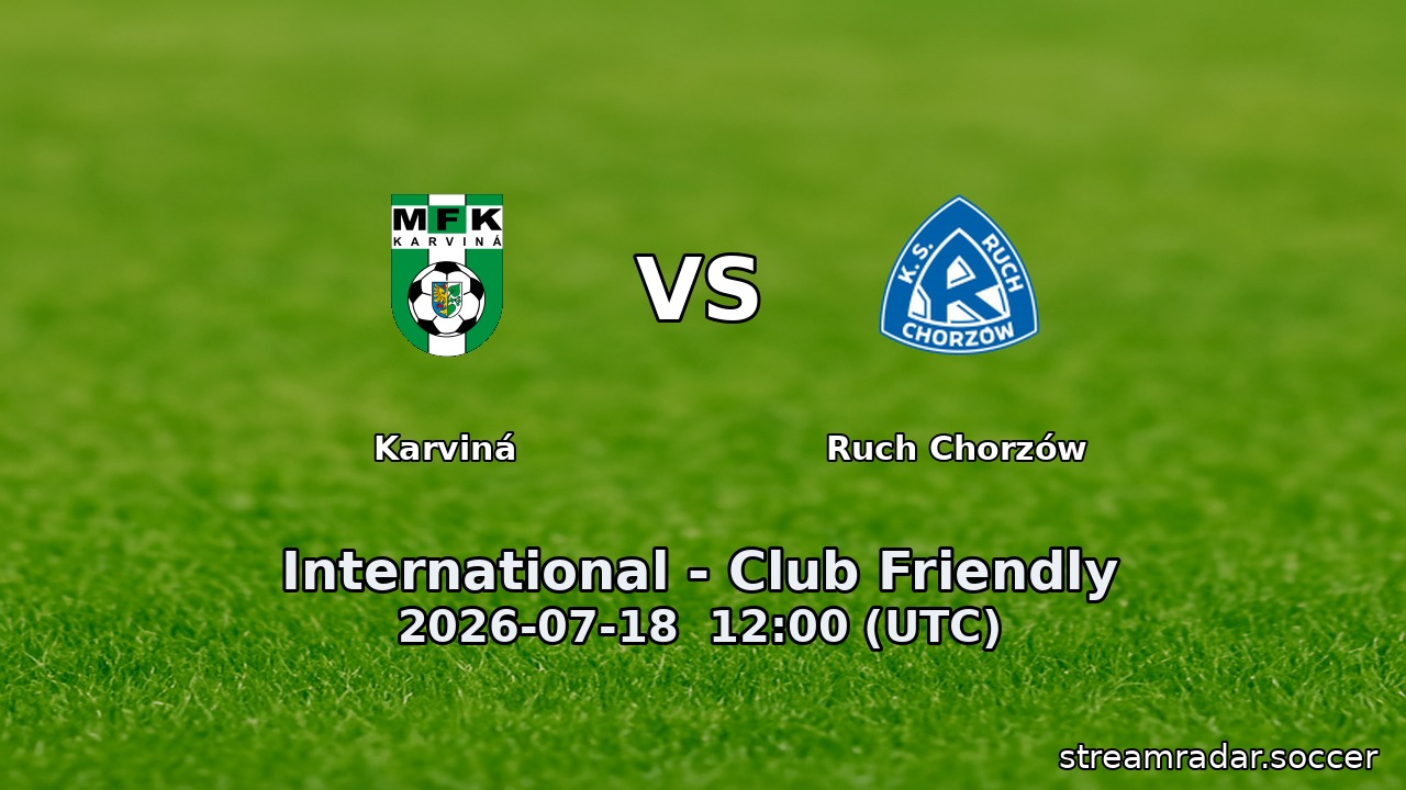 Karviná vs Ruch Chorzów