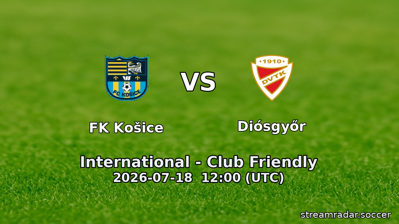 FK Košice vs Diósgyőr