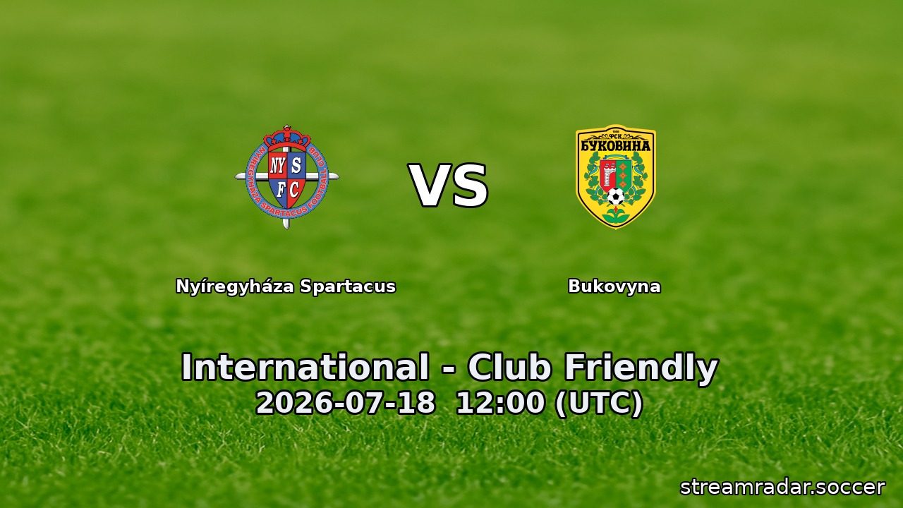 Nyíregyháza Spartacus vs Bukovyna