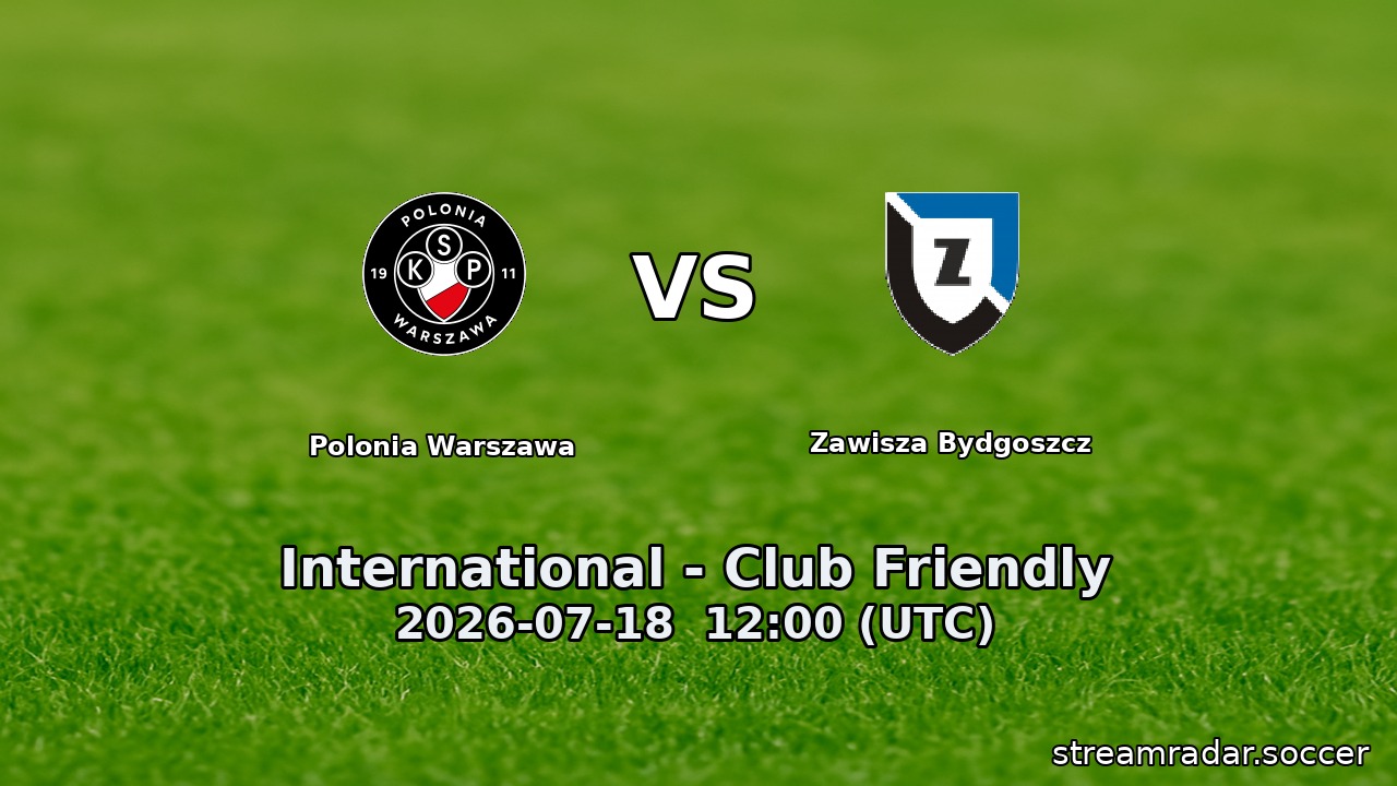 Polonia Warszawa vs Zawisza Bydgoszcz