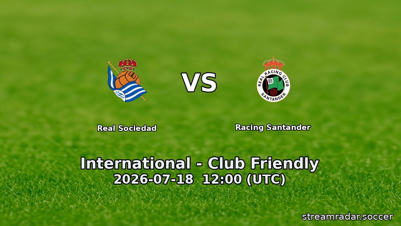 Real Sociedad vs Racing Santander