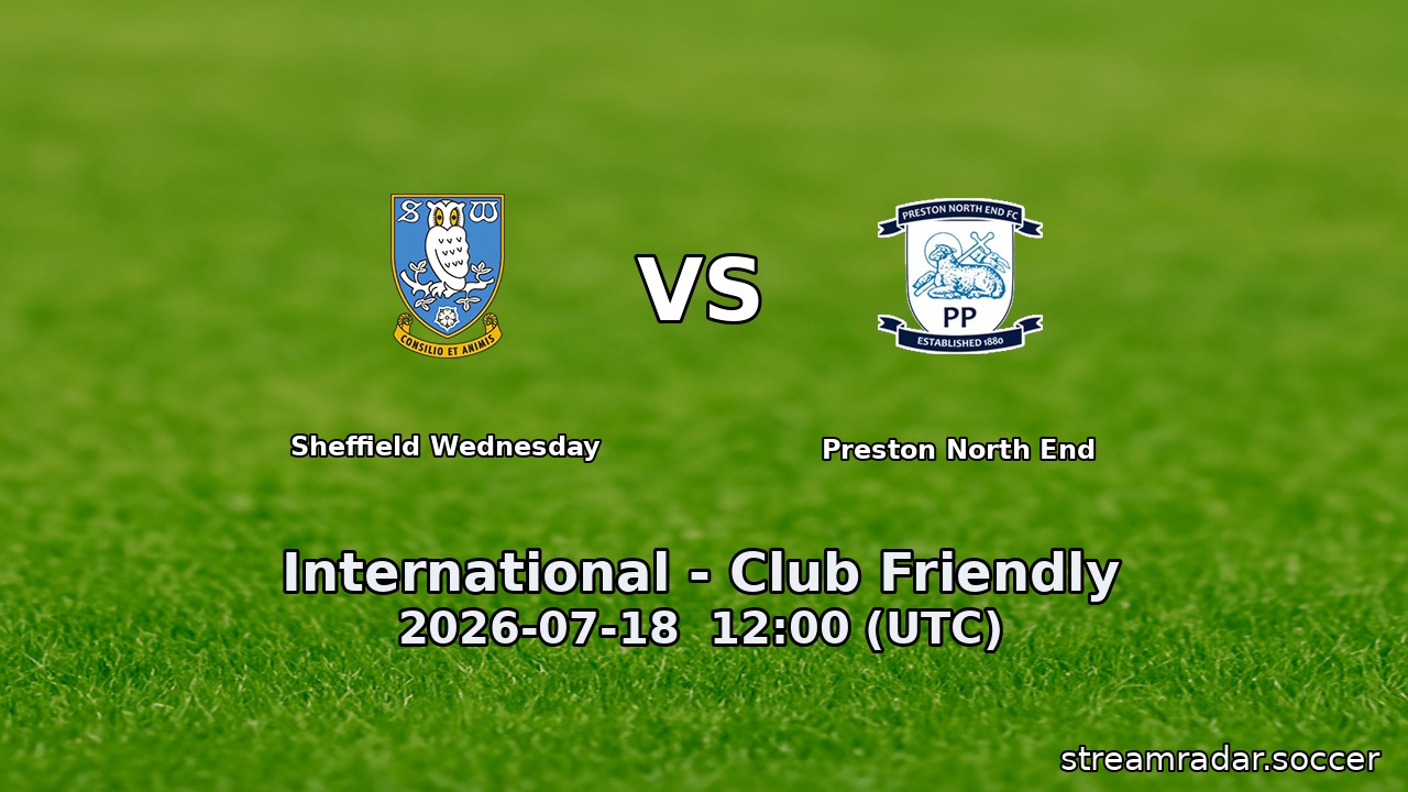 Sheffield Wednesday vs Preston North End
