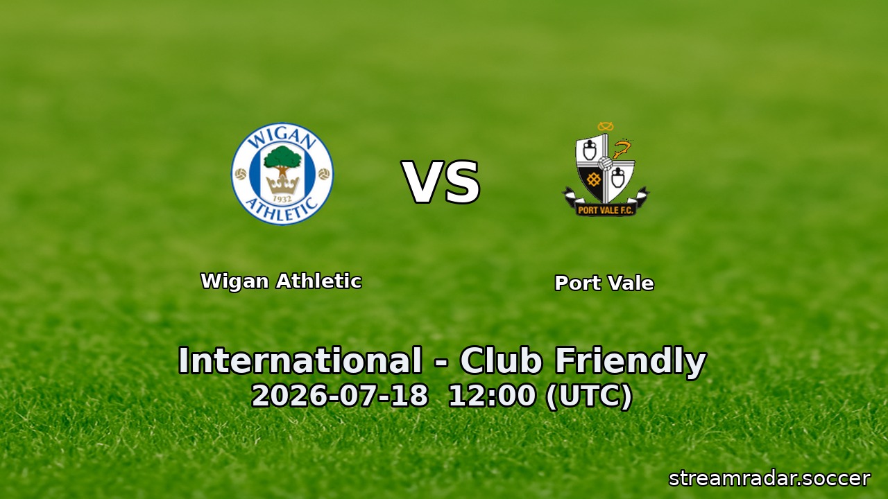 Wigan Athletic vs Port Vale