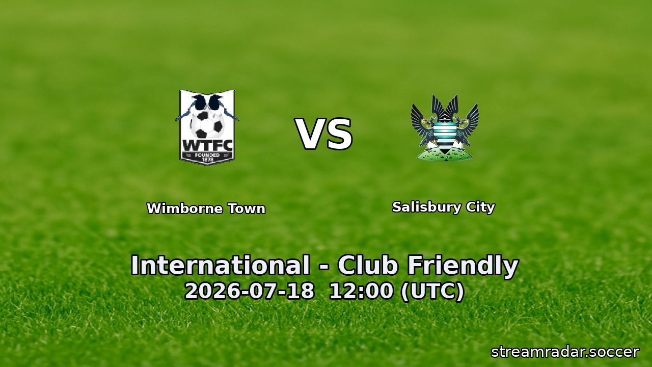 Wimborne Town vs Salisbury City