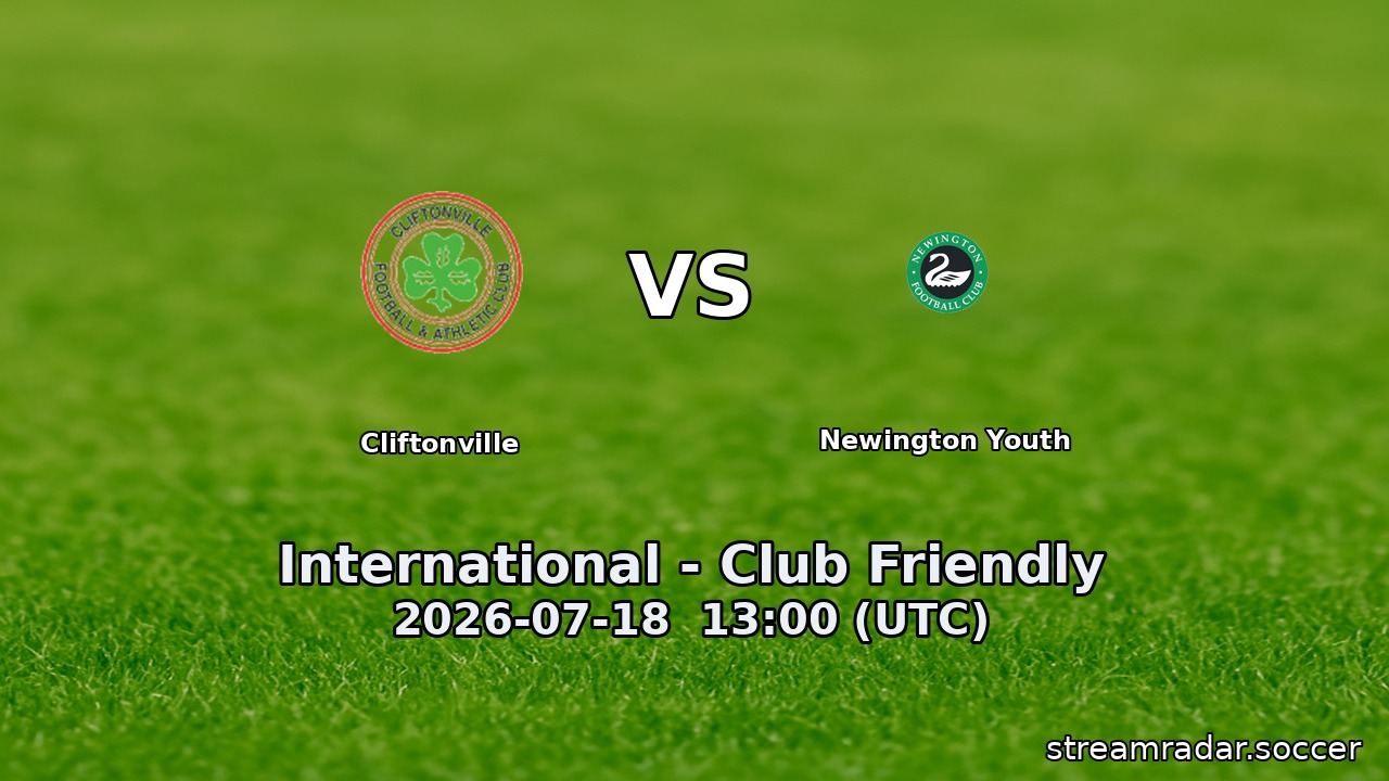 Cliftonville vs Newington Youth