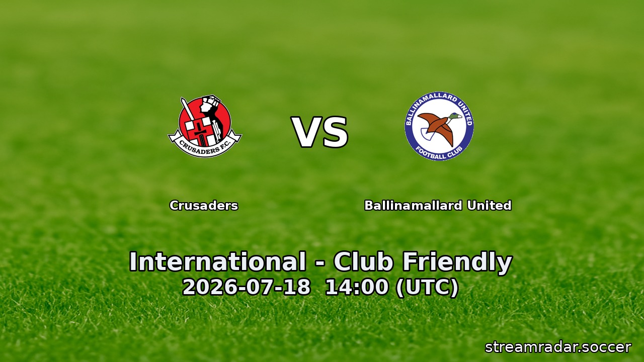 Crusaders vs Ballinamallard United