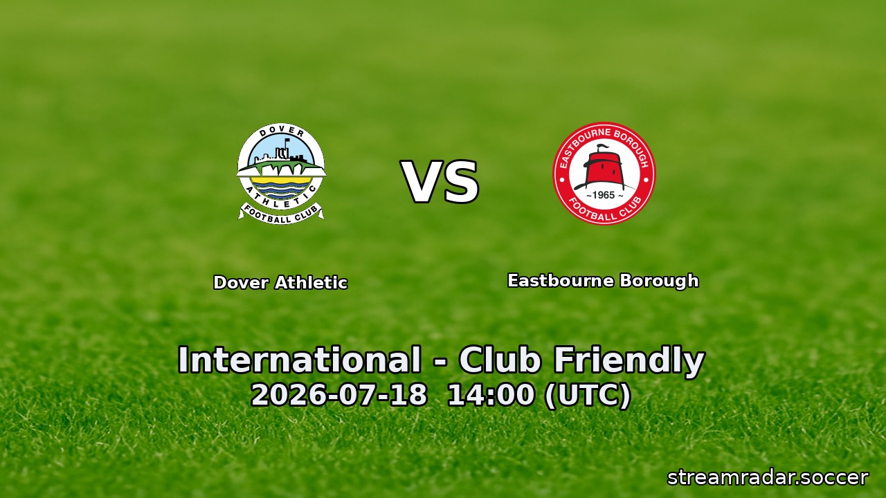Dover Athletic vs Eastbourne Borough